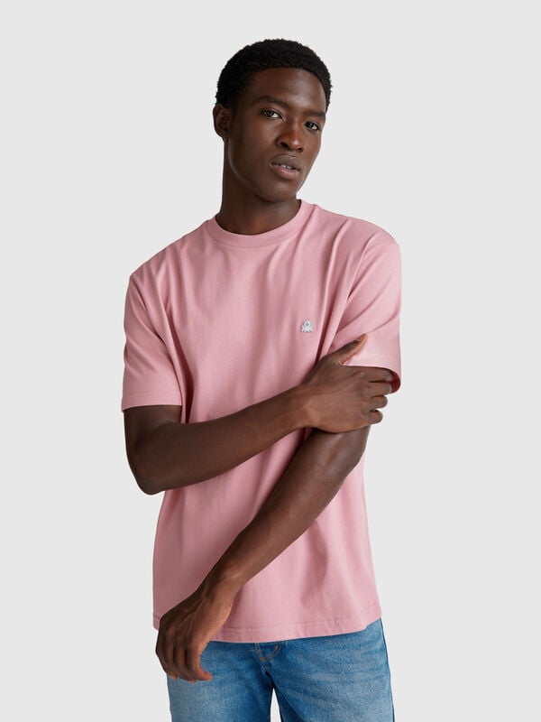 Camiseta básica de algodón Hombre