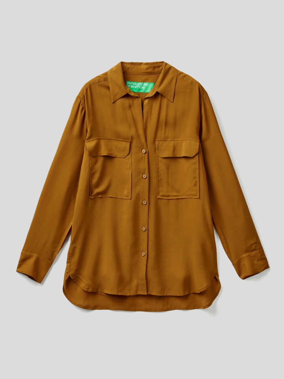 Flowy viscose shirt image number null