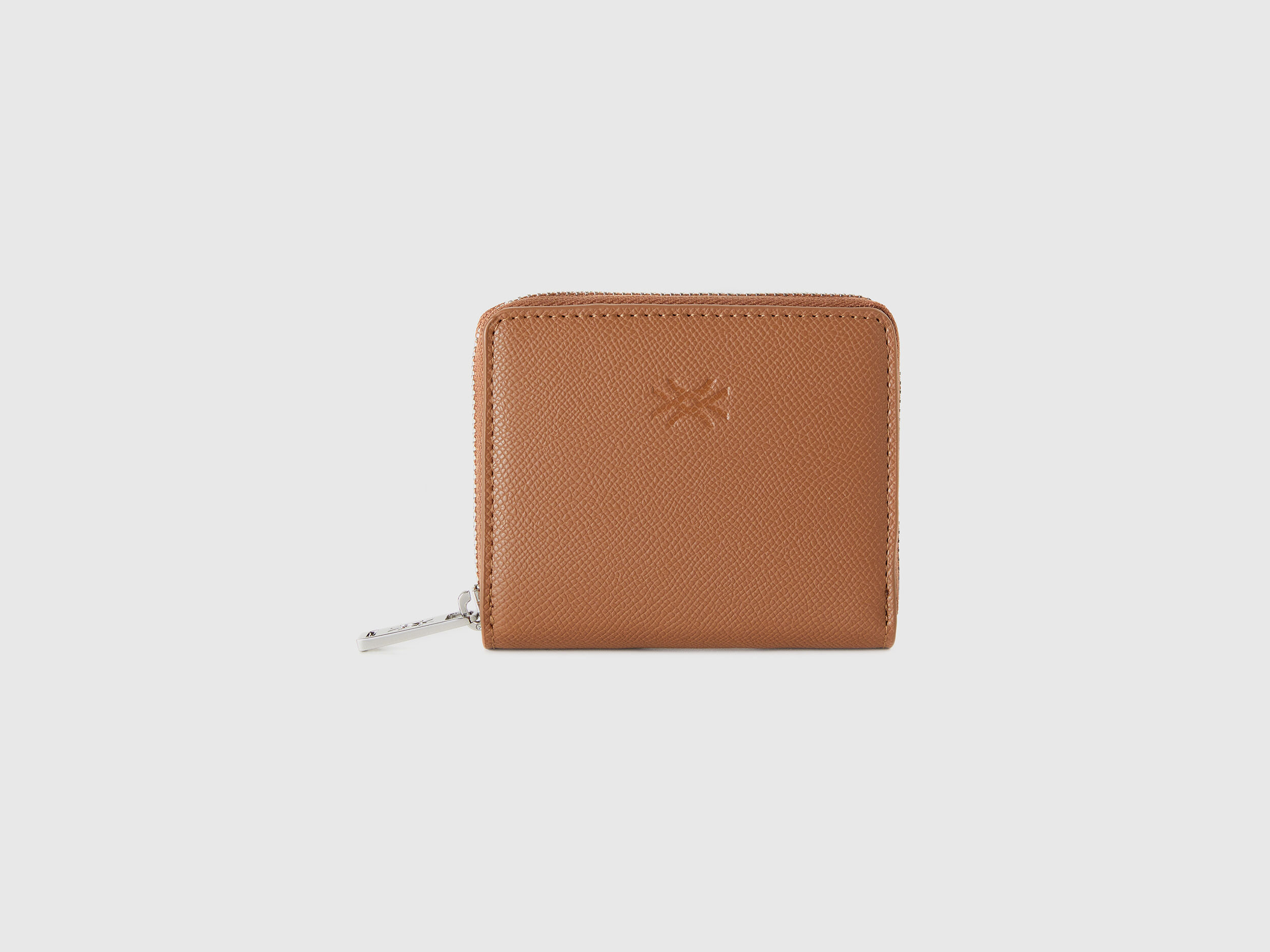 Small zip wallet - Brown | Benetton