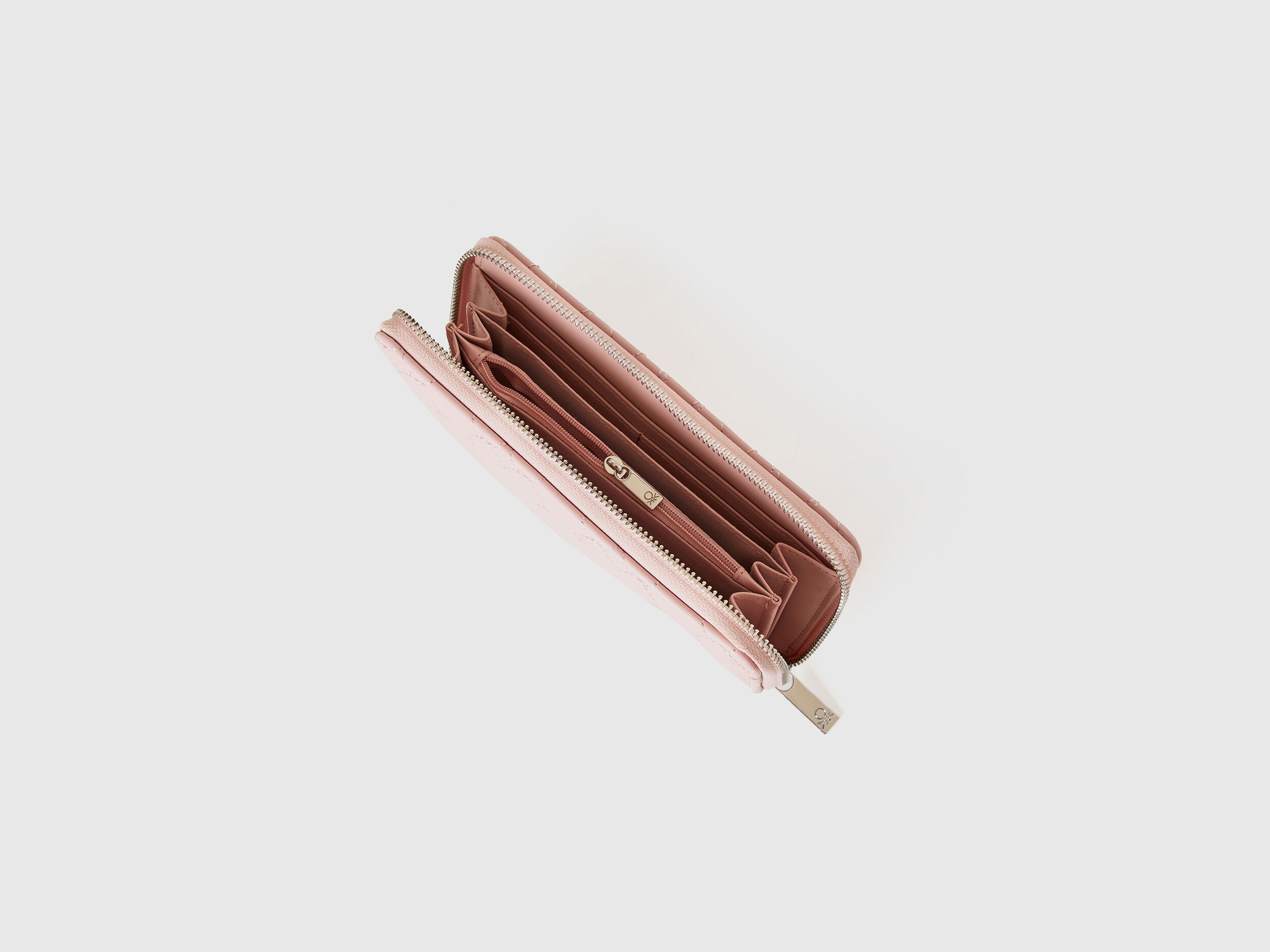 Heart wallet in imitation leather - Soft Pink | Benetton