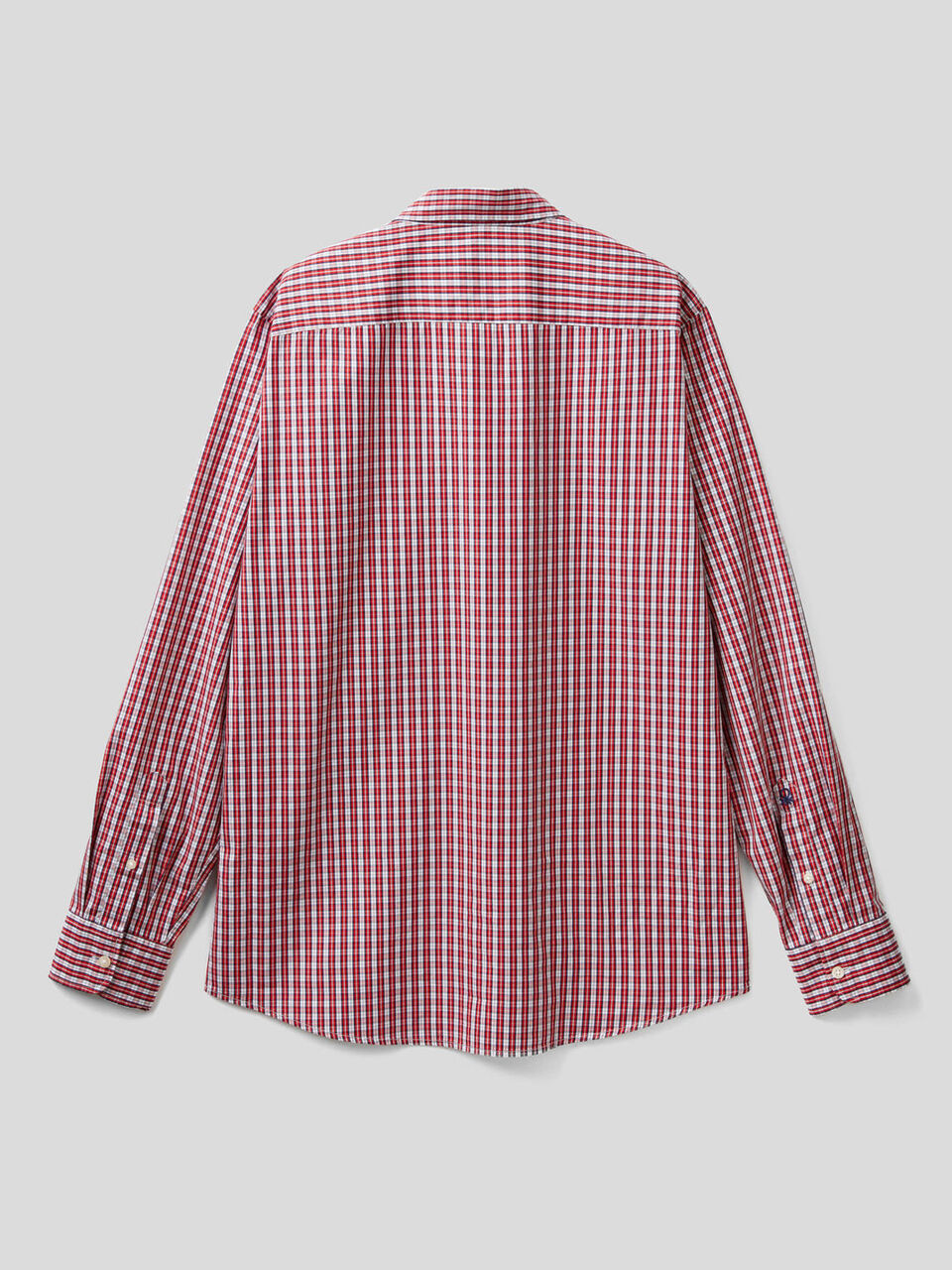 Slim fit shirt in yard dyed cotton image number 2
