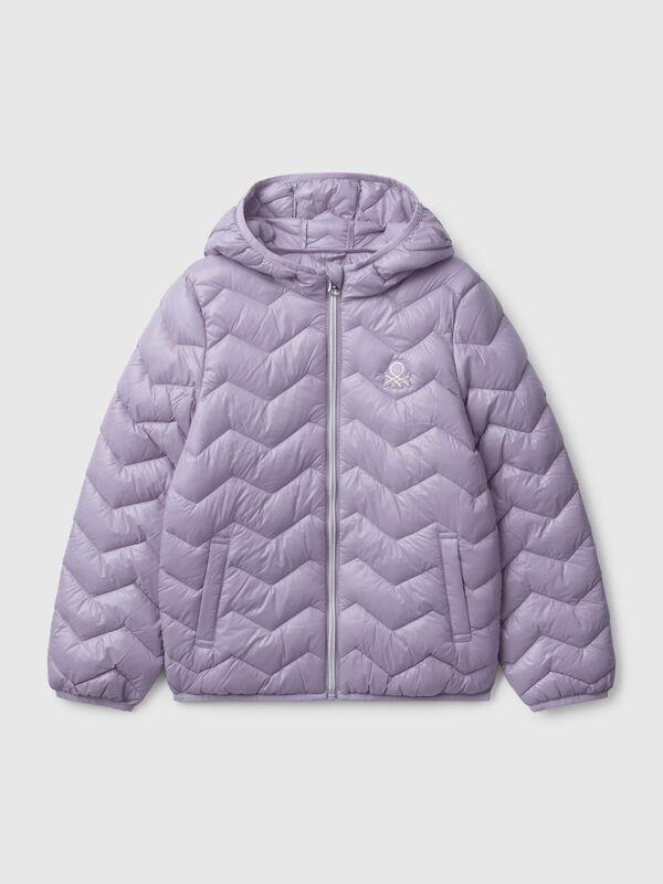 Chaqueta acolchada con capucha Niña