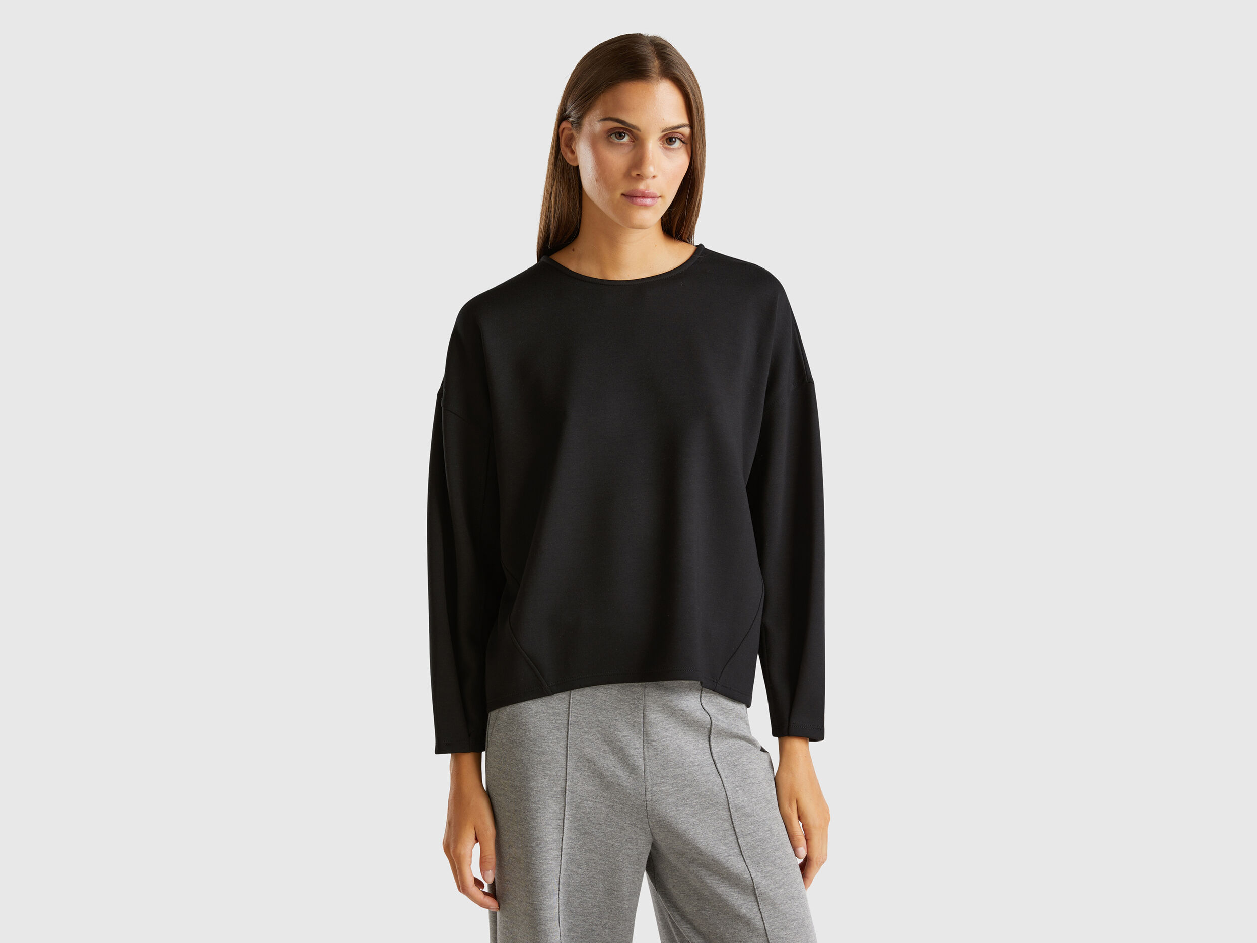Lightweight black sweatshirt hotsell