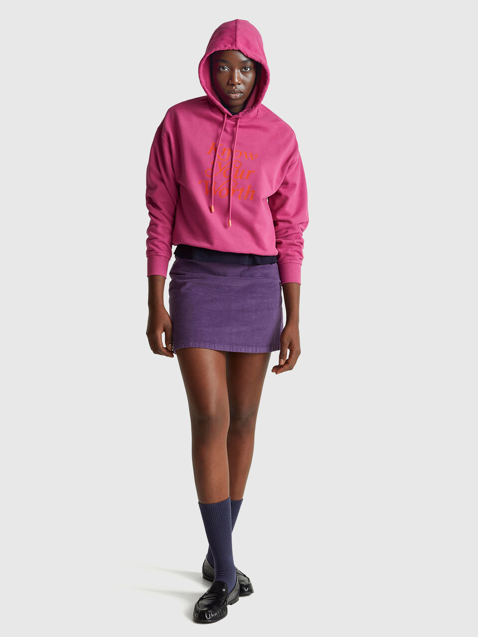 SWEATER W/HOOD Mujer image number null