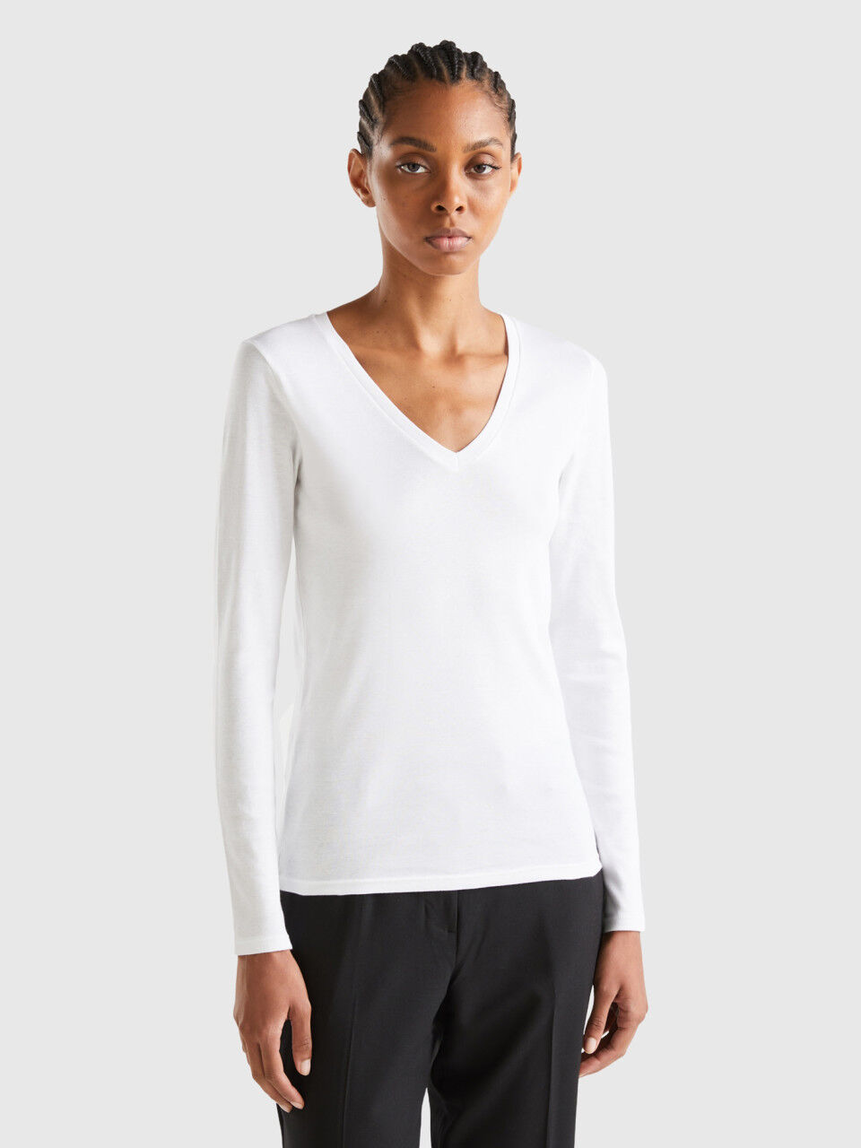 Camisetas Manga Larga Mujer Nueva Colecci n 2024 Benetton
