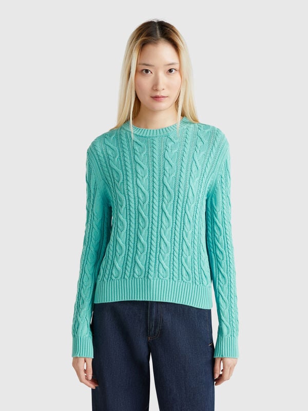 Jersey de punto ochos 100% algodón Mujer