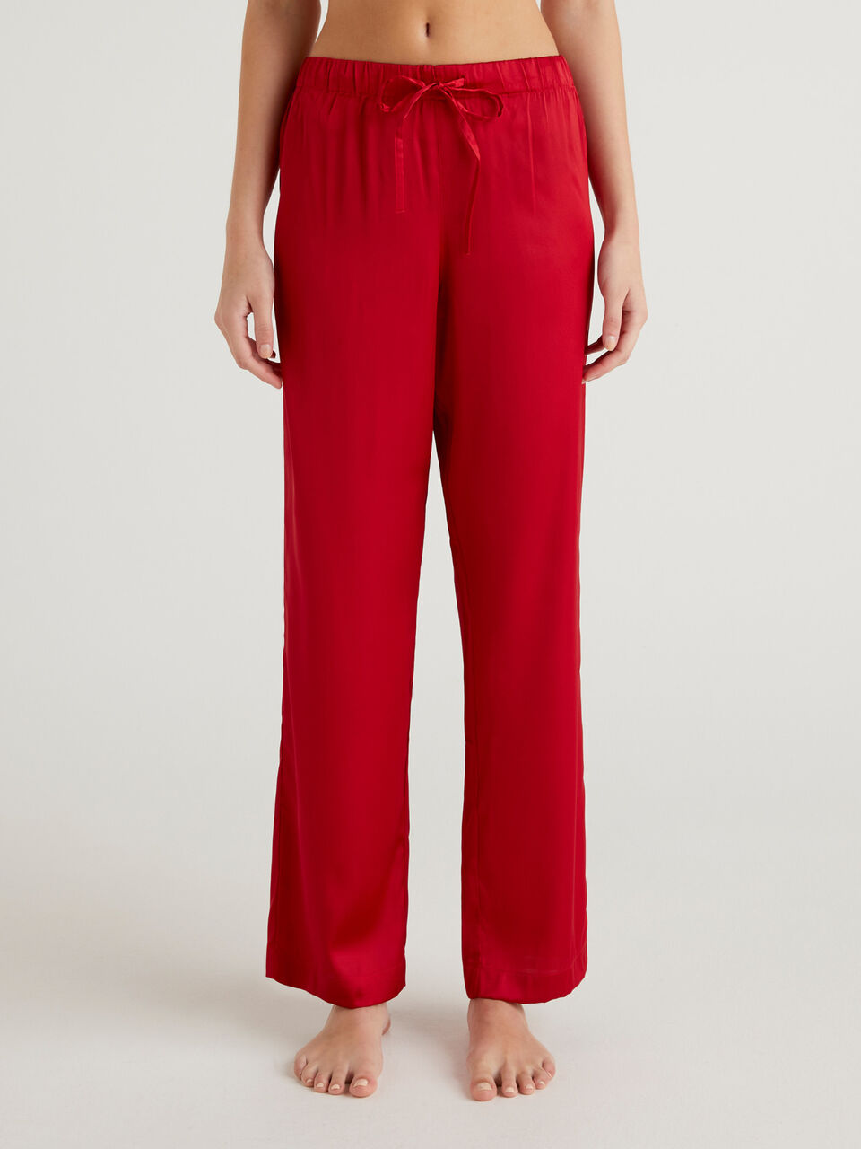 Satin Palazzo Pants