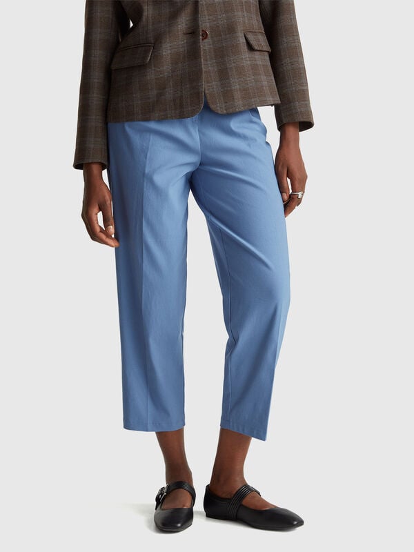 Pantalones de mezcla de viscosa Pantalones de mezcla de viscosa Mujer