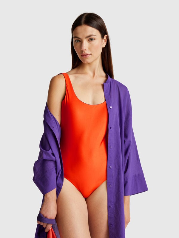 Bañador reversible de una pieza Mujer