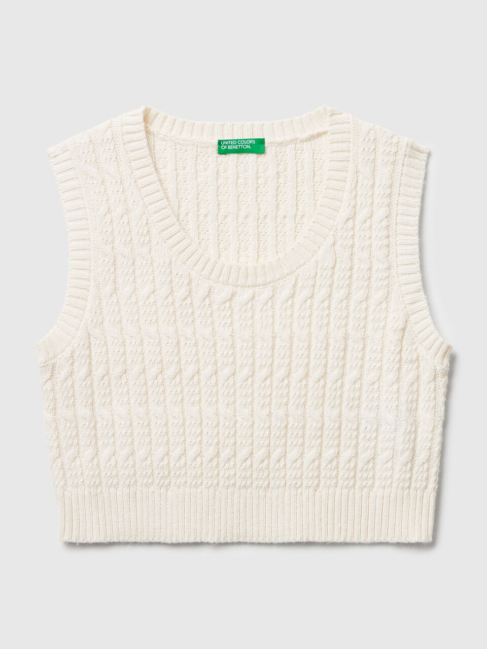 SLEEVELESS SWEATER Niña image number 1