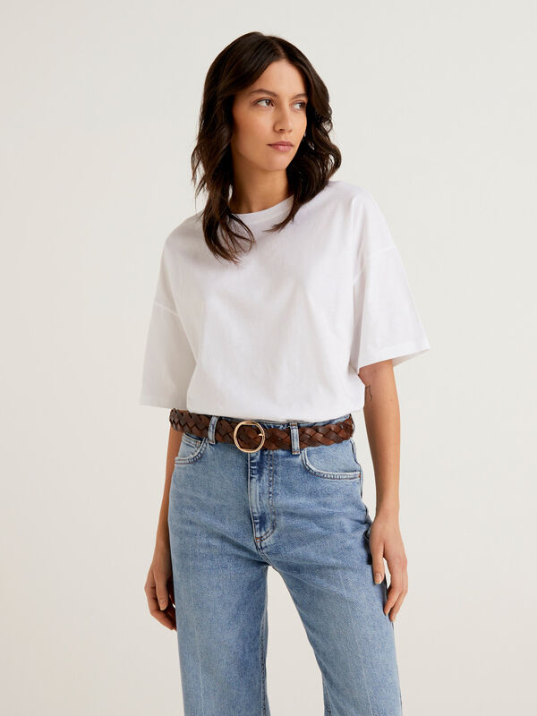 Short sleeve t-shirt in organic cotton Women