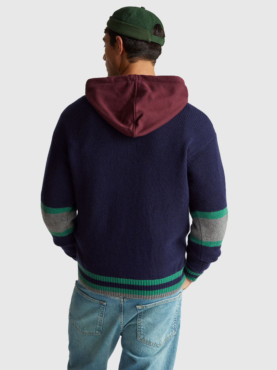 V NECK SWEATER L/S Hombre image number null