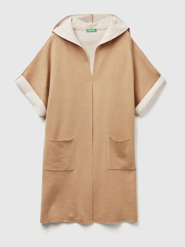 Abrigo abierto reversible Mujer