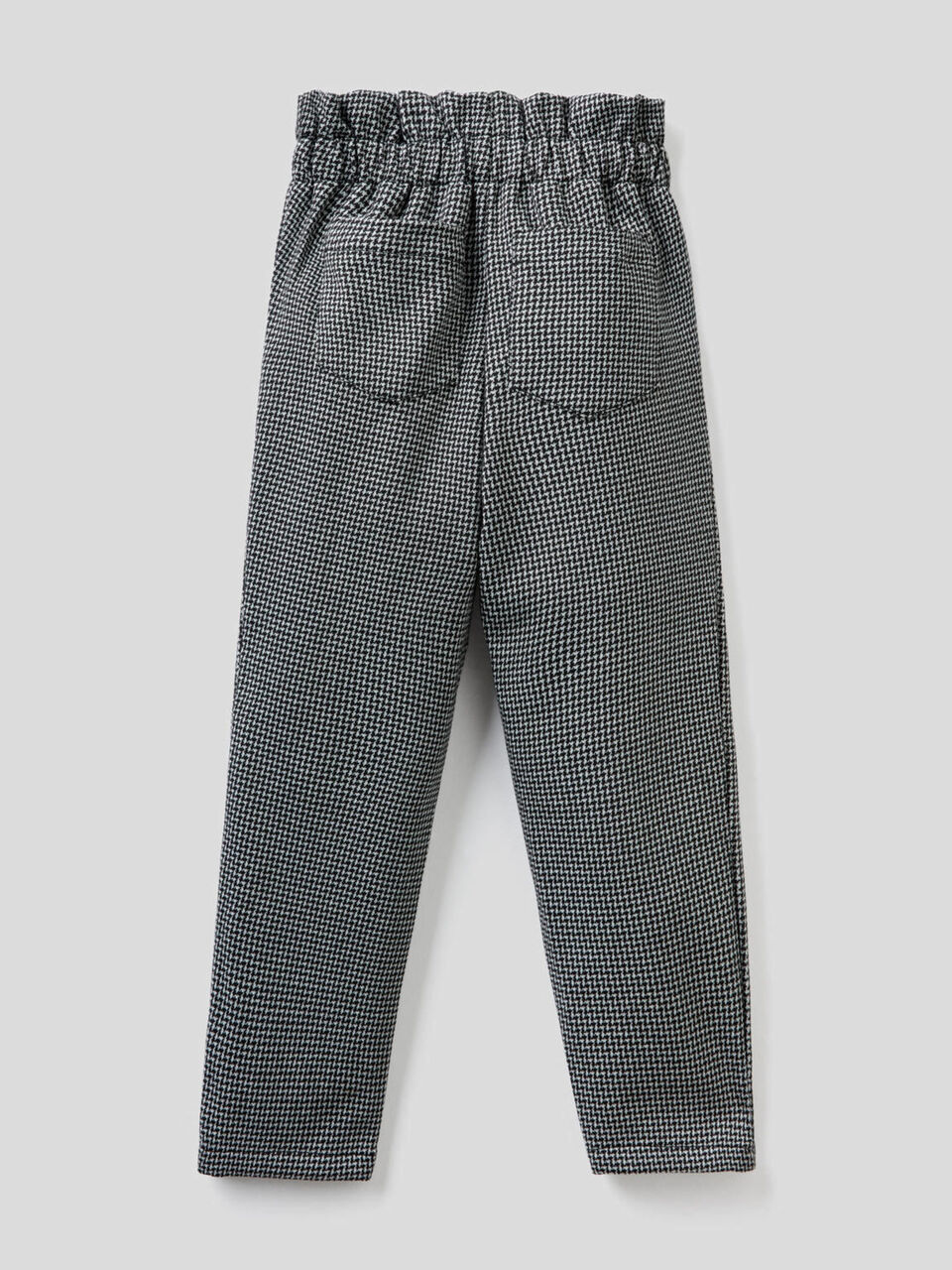 High Waisted Houndstooth Trousers