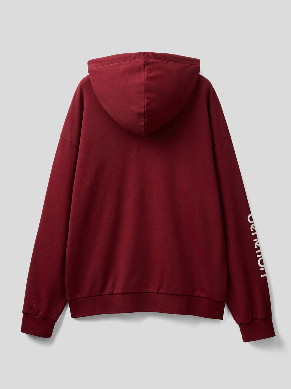 Sudadera de algodón orgánico con estampado de logotipo image number 2