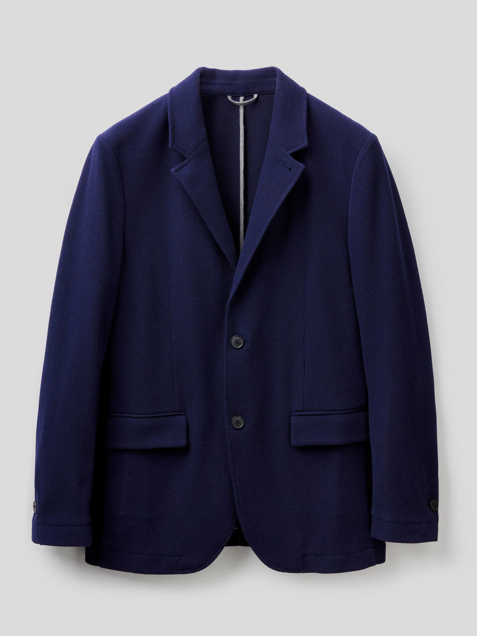 Blazer de algodón mixto labrado image number null