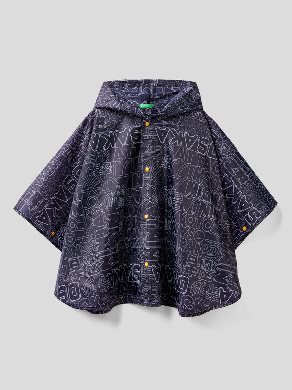 Patterned rain cape Junior Boy