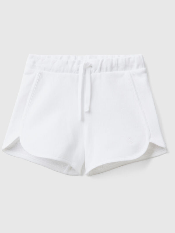 Pantalón corto de felpa de 100 % algodón orgánico Niña