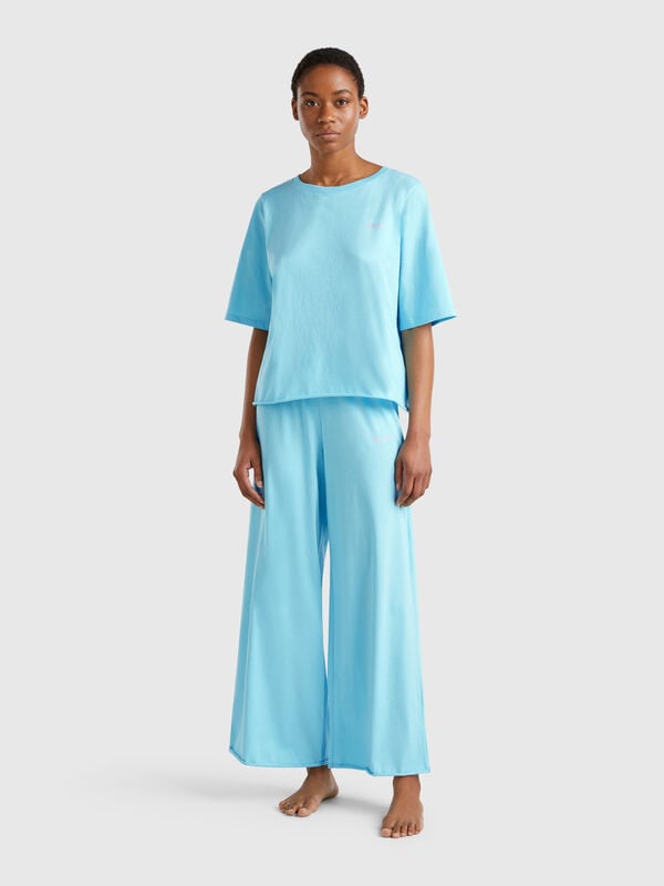 Loose-fitting pyjamas in pure cotton Women