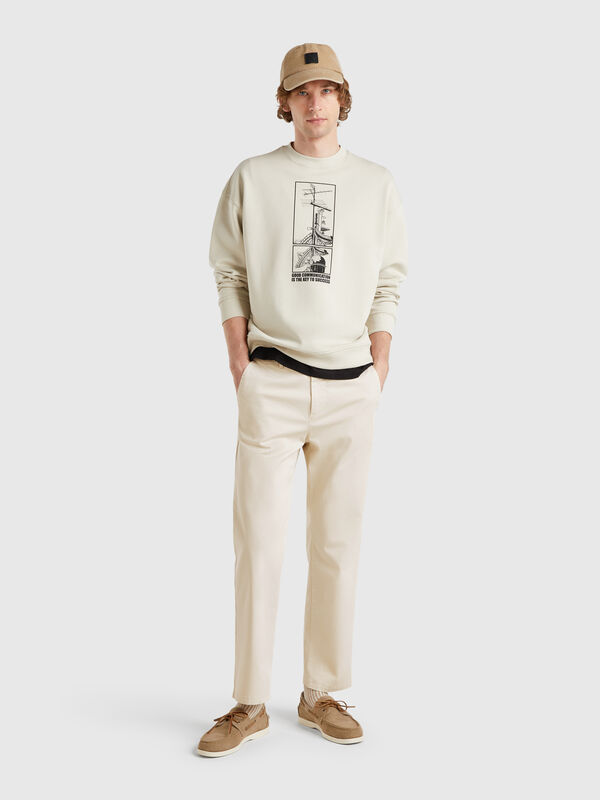 Pantalón chino recto Hombre
