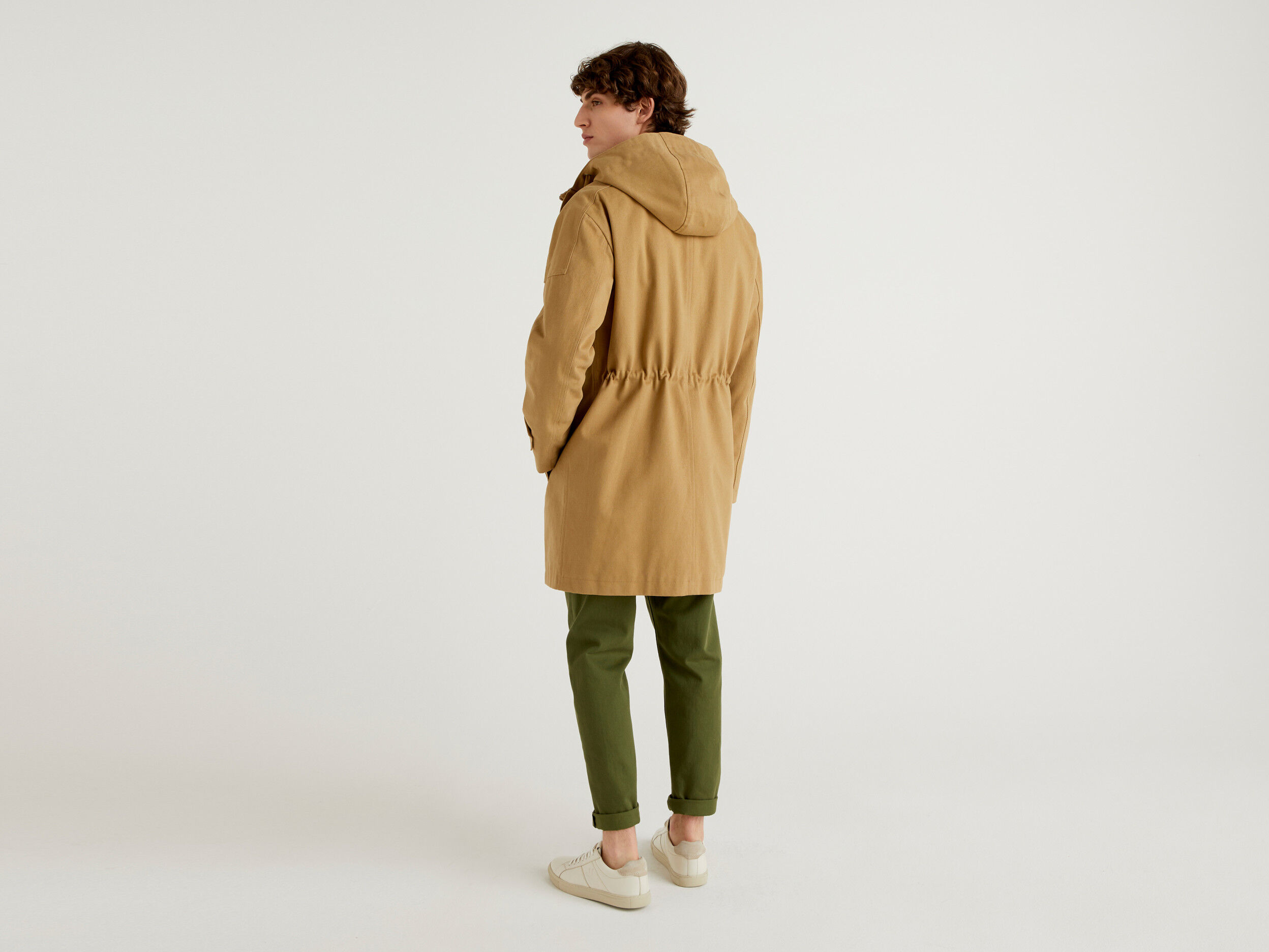 Mens cotton parka jacket outlet