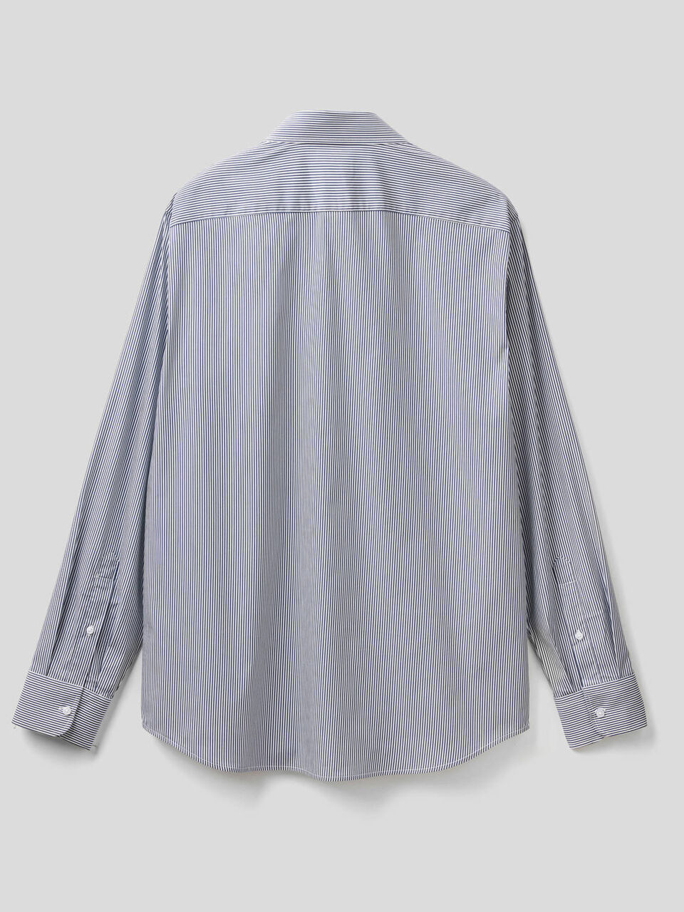 Shirt in yarn dyed stretch cotton image number null