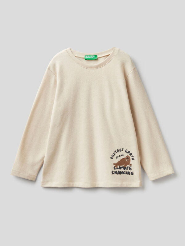 Kid Boys\' Long Sleeve T-shirts Collection 2023 | Benetton