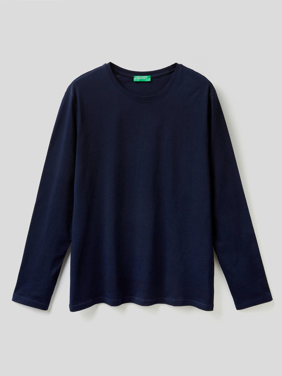 Long sleeve pure cotton t-shirt image number 1