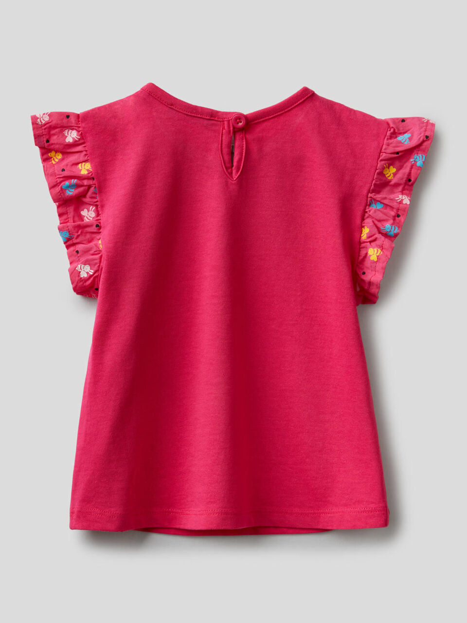 T-shirt with frill sleeve image number 2