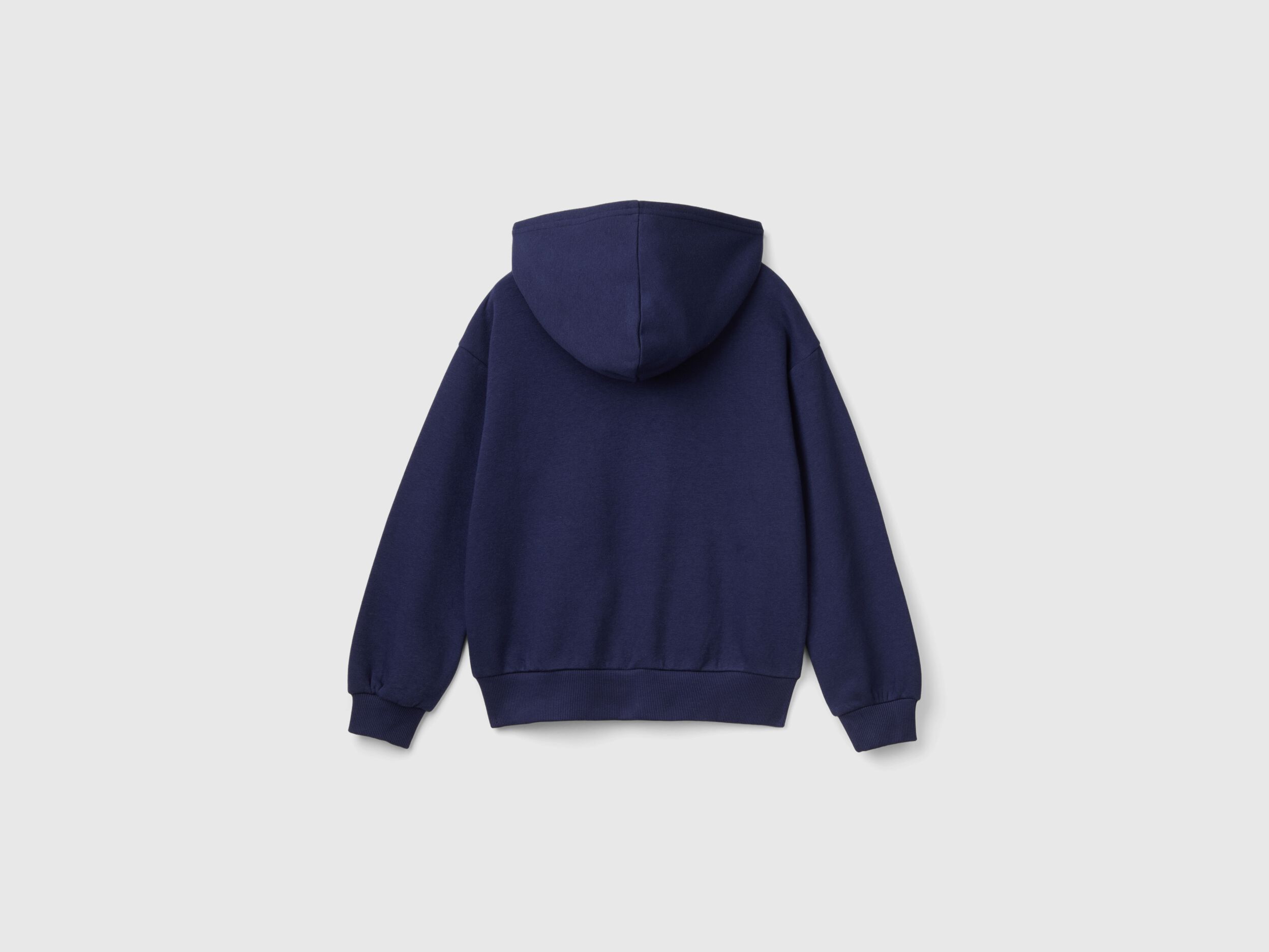 Sweatshirt with zip and sequins Dark Blue Benetton