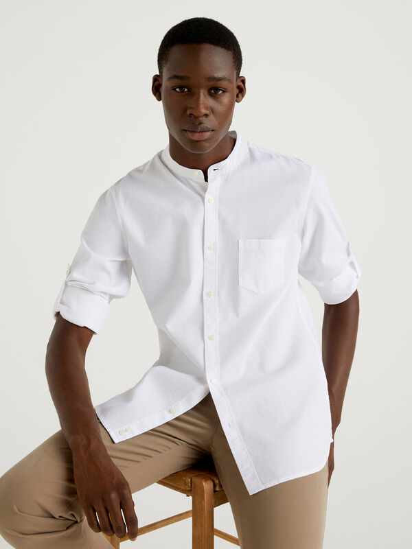 Men's Mandarin Collar Shirts New Collection 2023