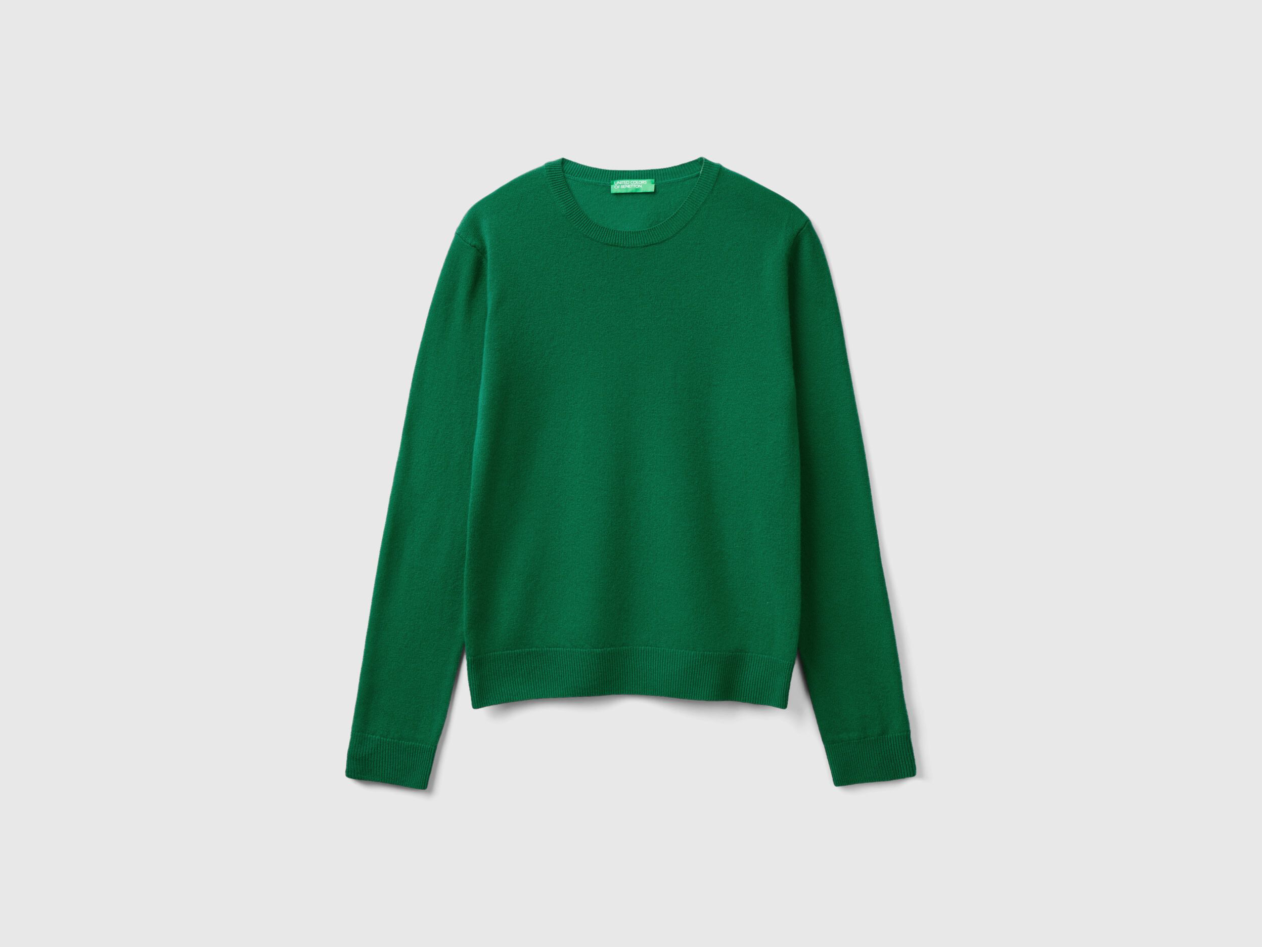 Forest green crew neck sweater hot sale
