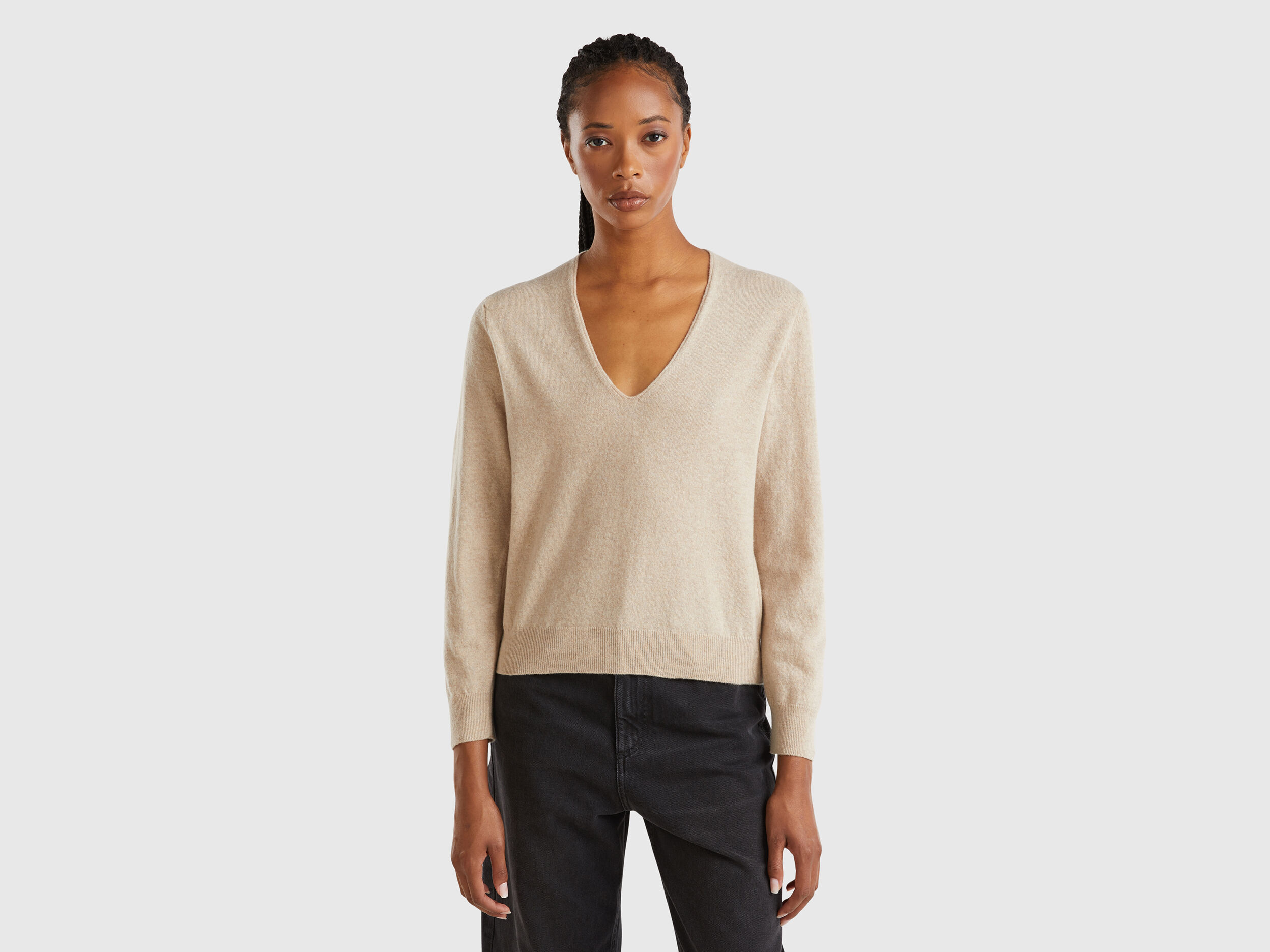 Merino wool jumper ladies clearance