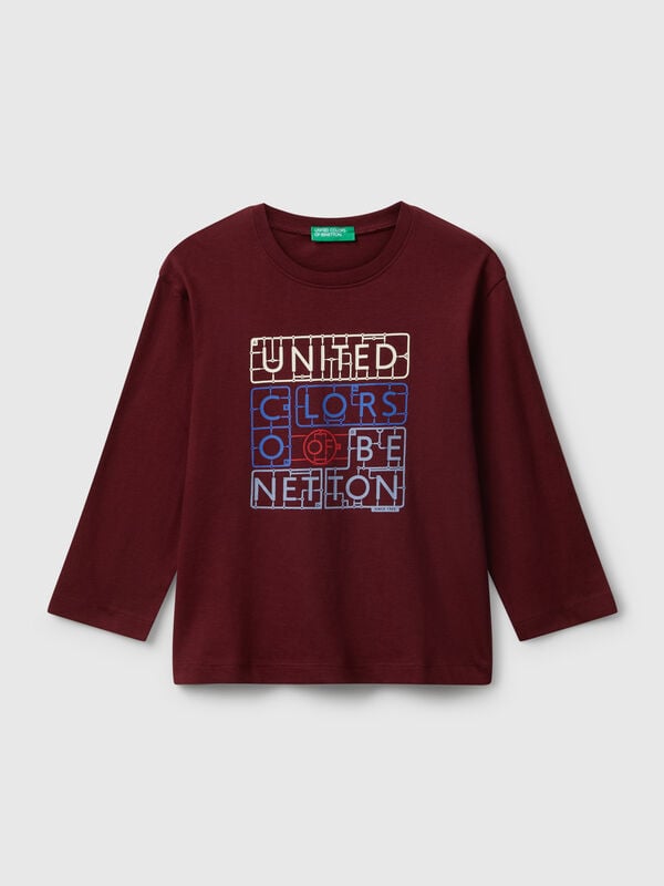 T-shirt with logo print Junior Boy