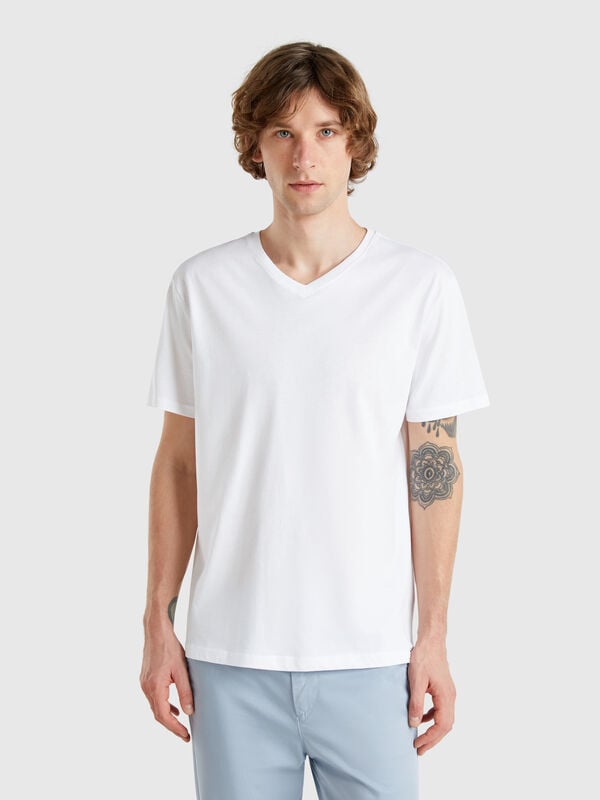Long fiber cotton t-shirt Men