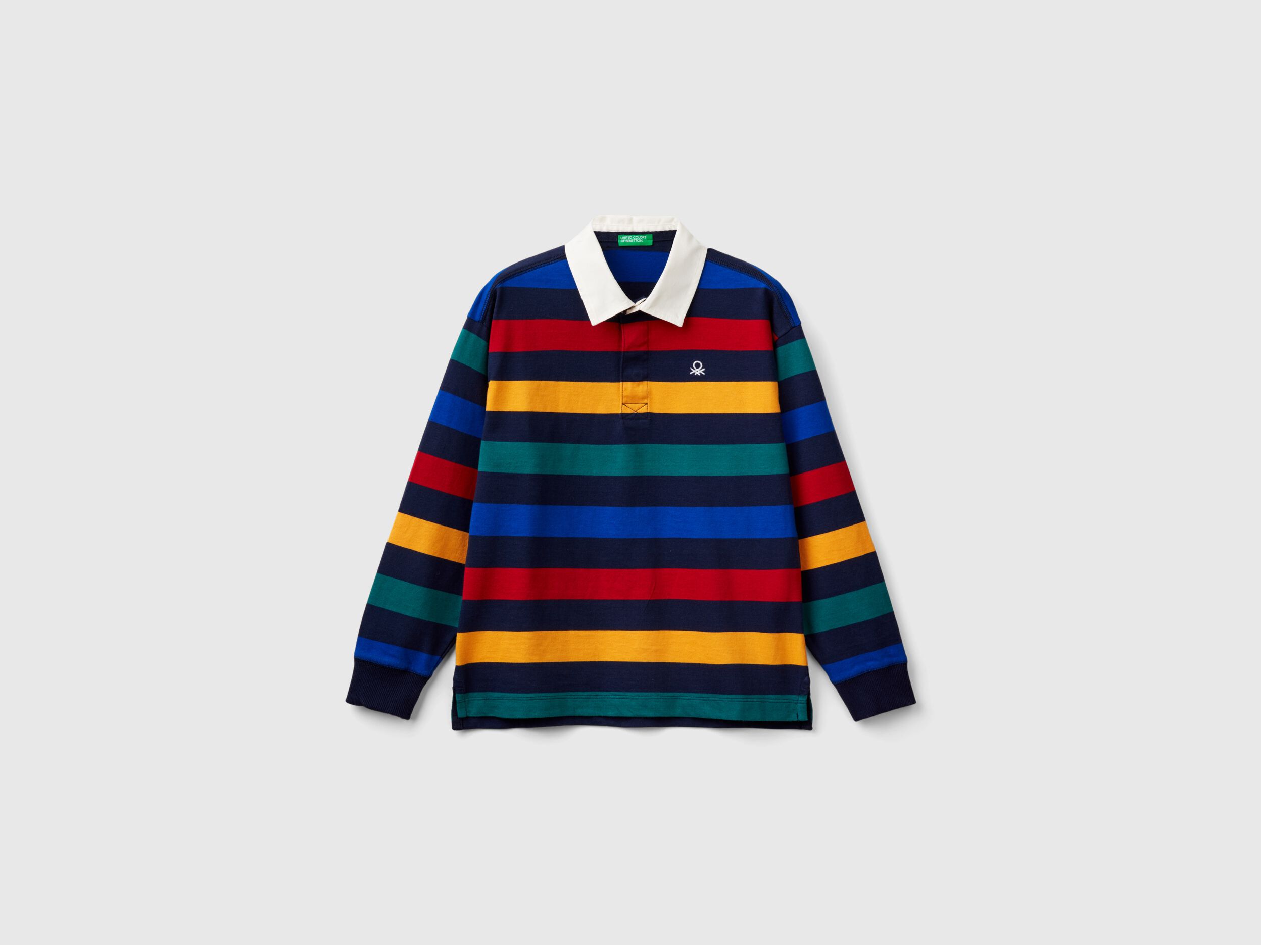 Junior Boys Long Sleeve Polos New Collection 2024 Benetton