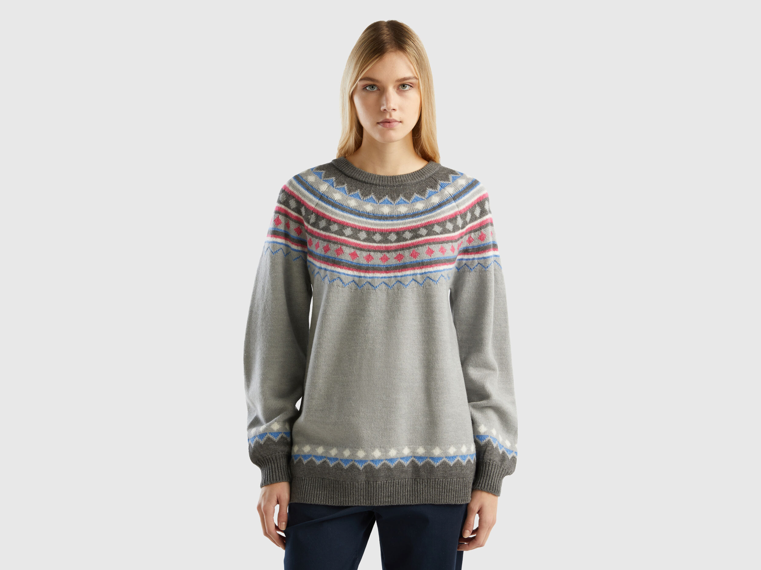 Sueter lurex shop jacquard