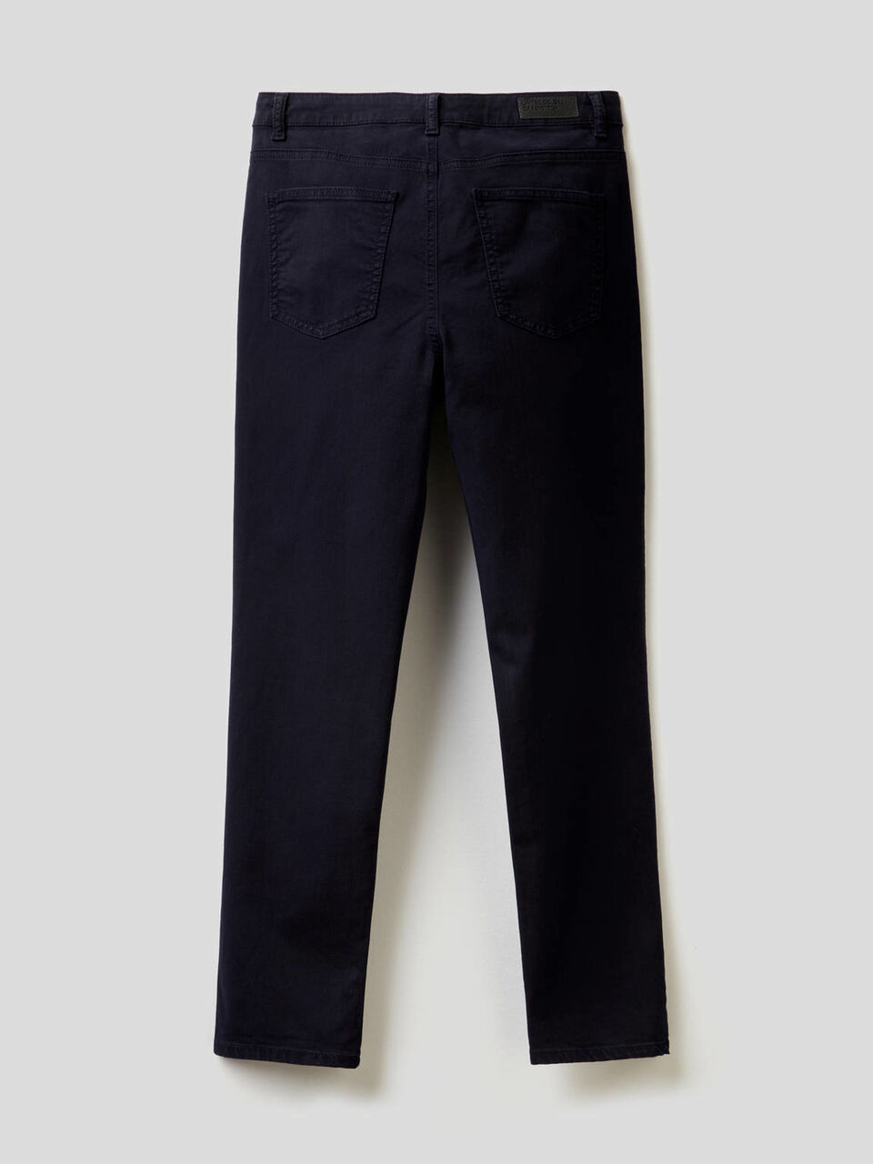 Stretch cotton trousers image number null
