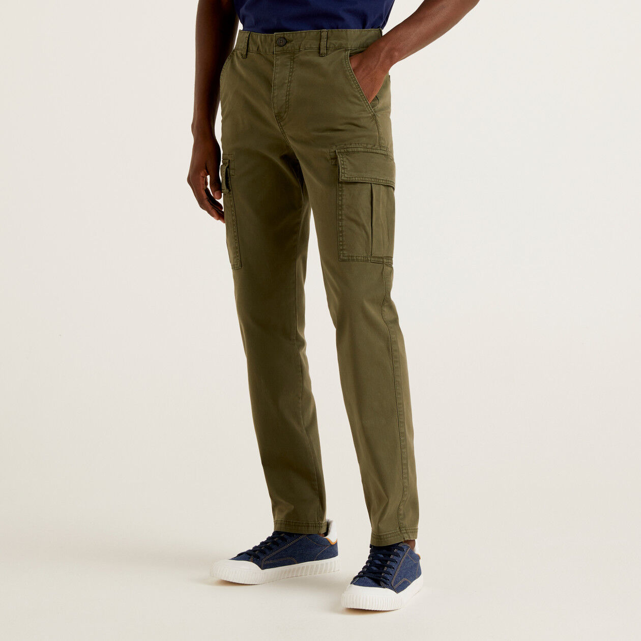 Skinny-Fit Cargo Trousers Regular Length | NeilBarrett.com