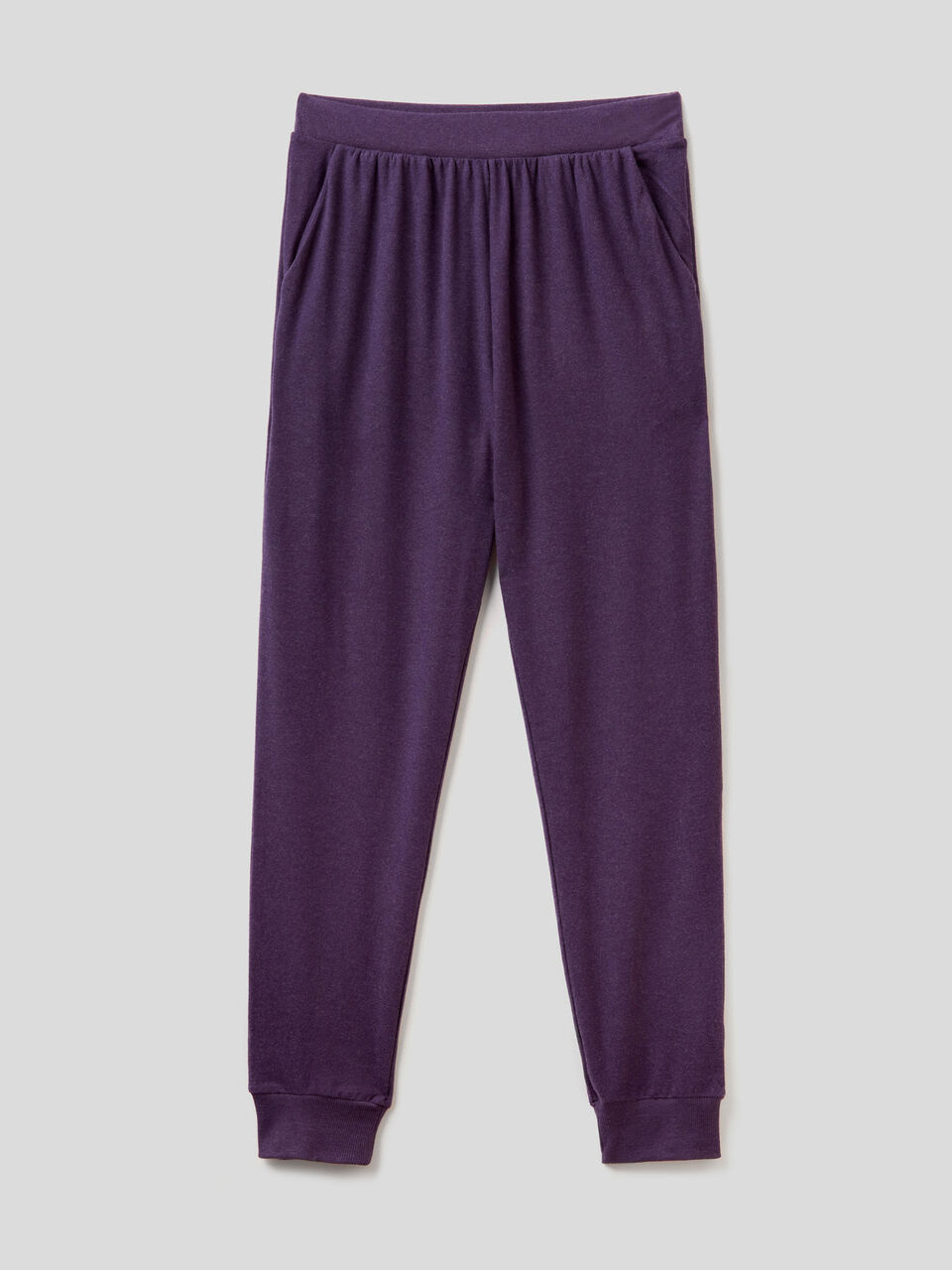 Joggers in stretch viscose blend image number 1