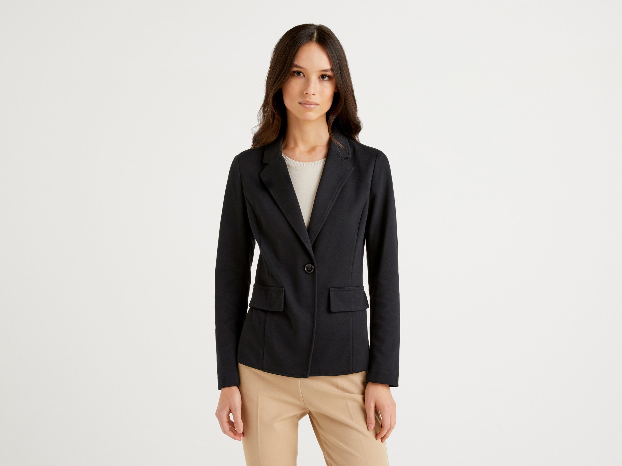 Cotton on top black blazer