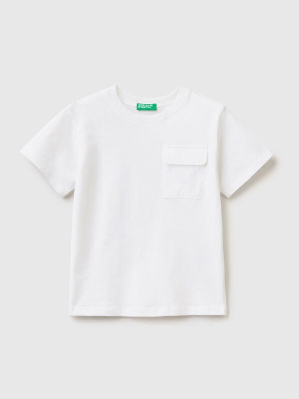 100% cotton t-shirt with pocket Junior Boy