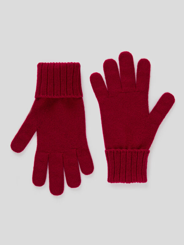 Wool blend gloves Women