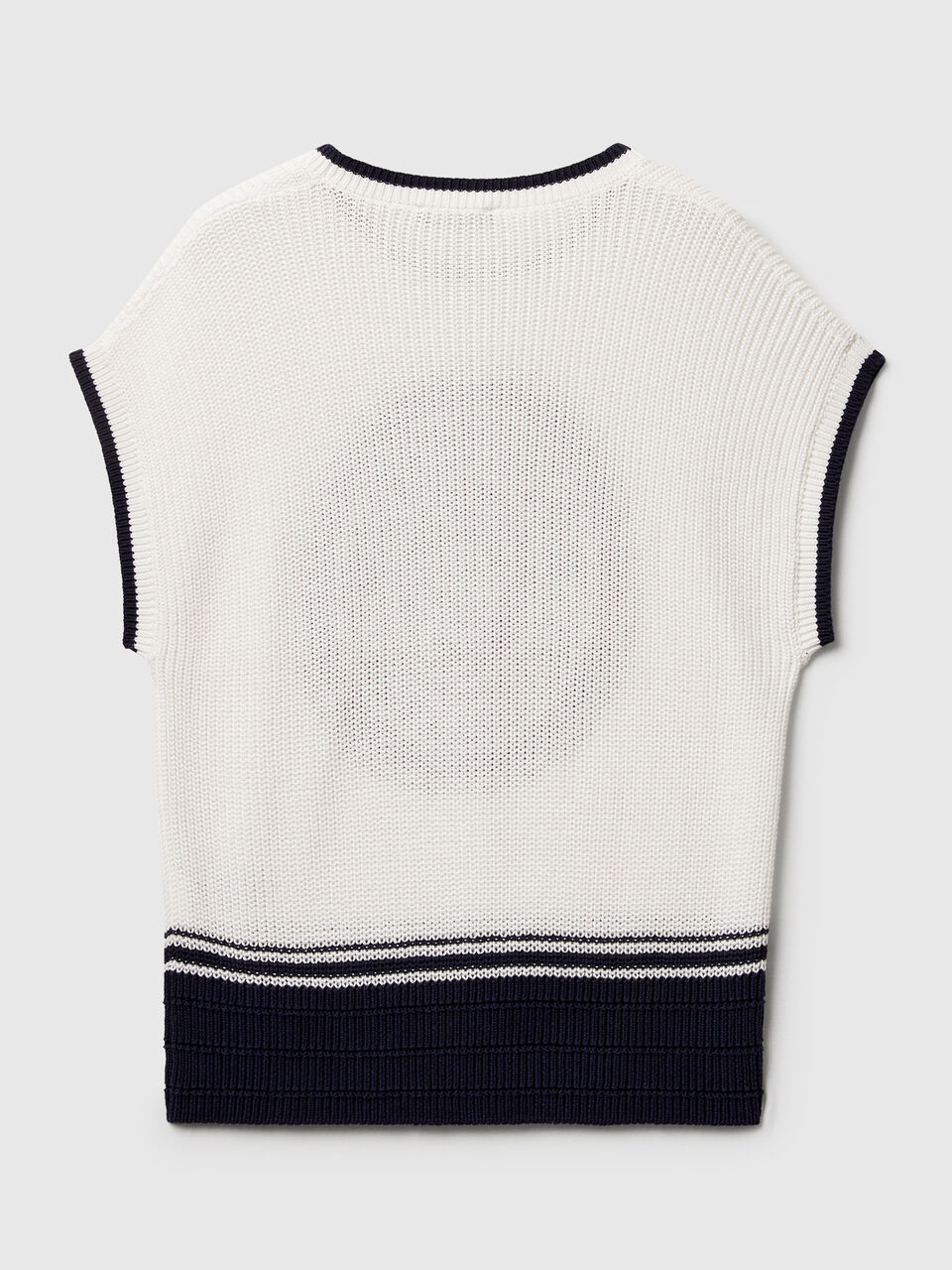 SLEEVELESS SWEATER Mujer image number 2
