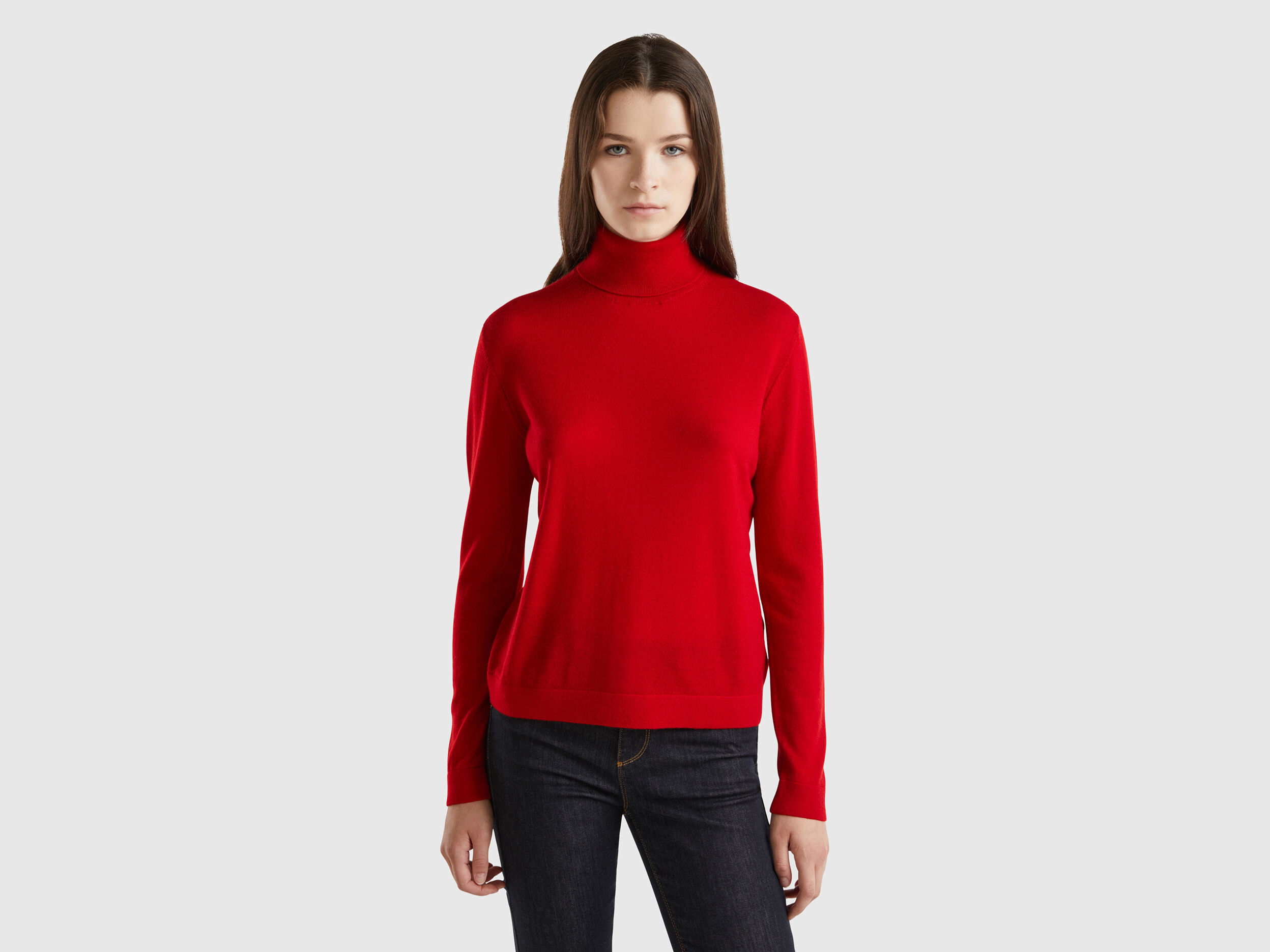 Women s High Neck Sweaters New Collection 2024 Benetton