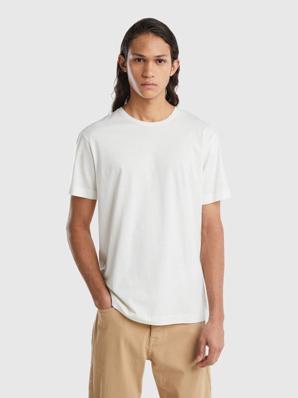T-shirt in cotton and cashmere blend Men