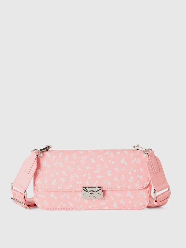 Medium pink floral patterned Be Bag Women