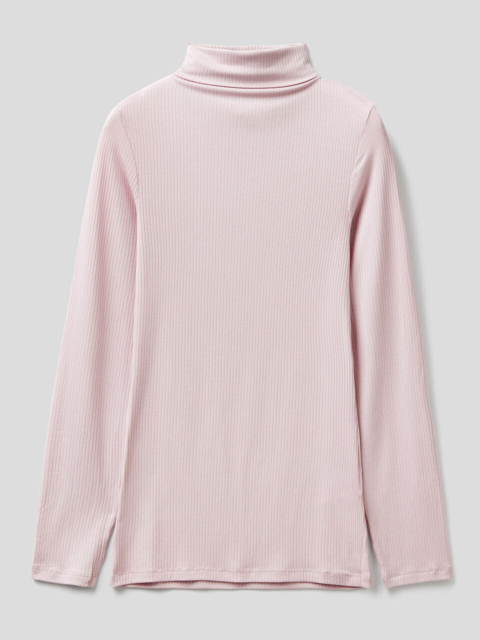 Ribbed turtleneck t-shirt image number 1