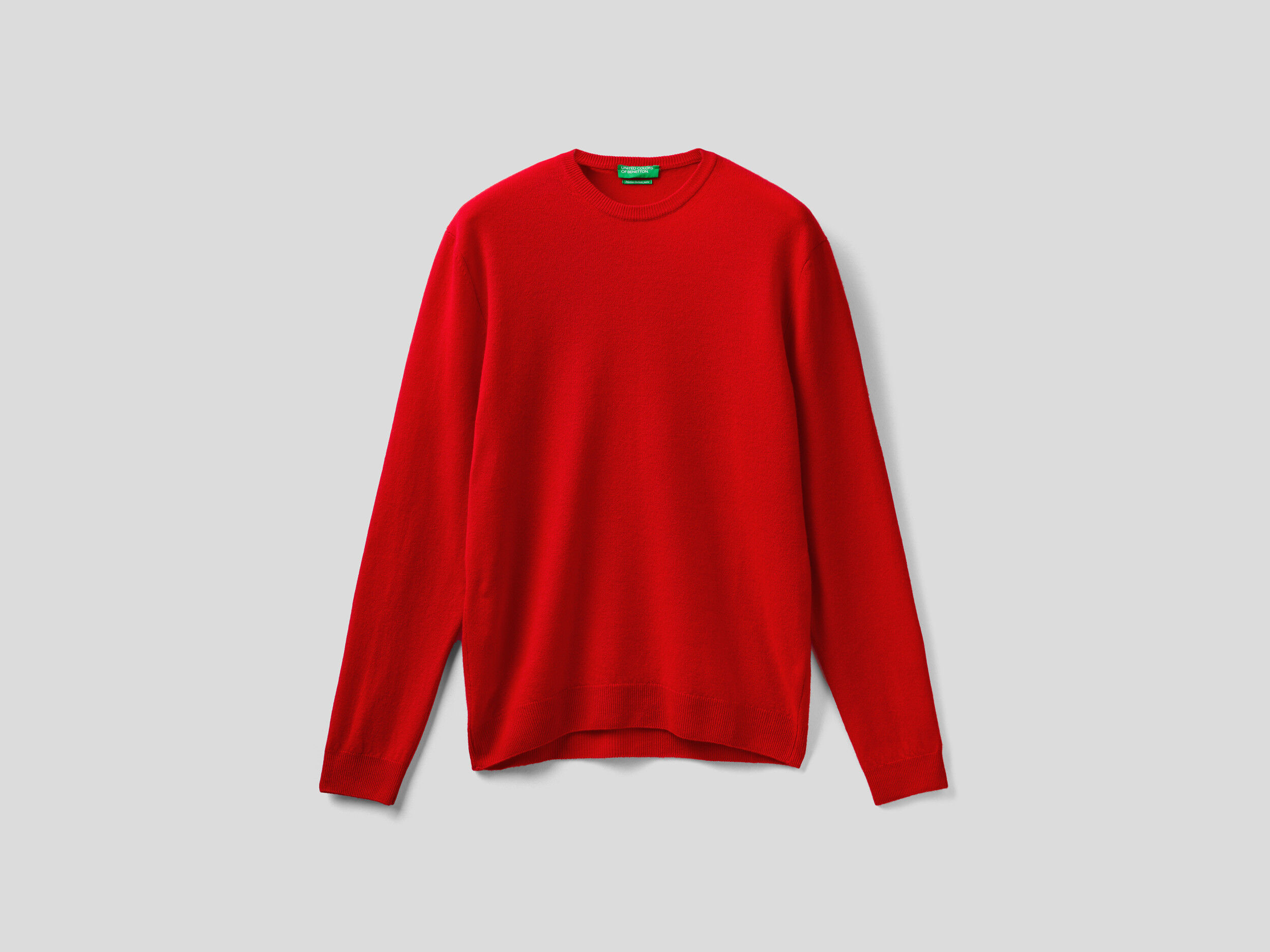 Red merino wool discount jumper