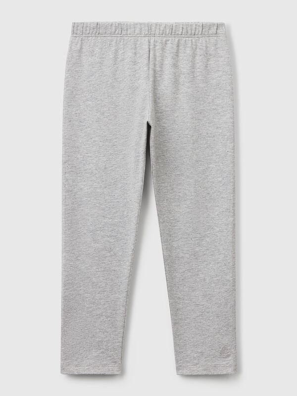 Leggings de algodón elástico Niña